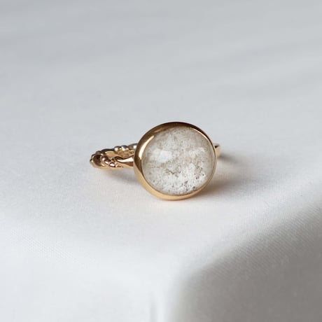 Quartz in White Garden Quartz Ring