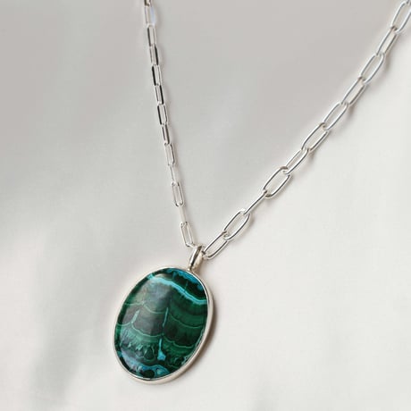 Chrysocolla Malachite Necklace Top