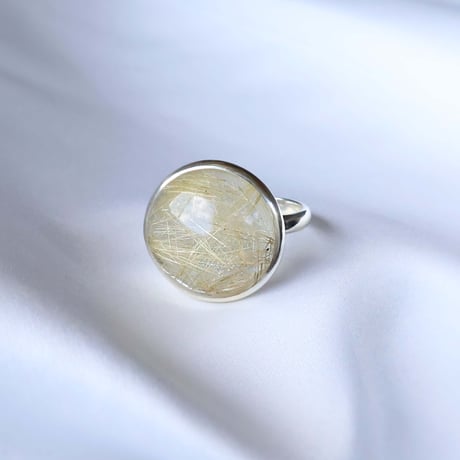 Rutilated Quartz Ring