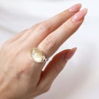 Gold Shell × Quartz Ring
