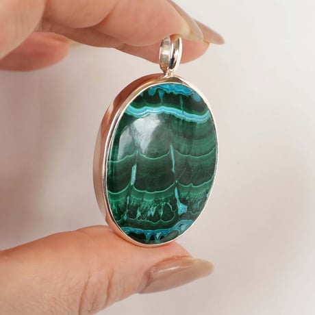 Chrysocolla Malachite Necklace Top