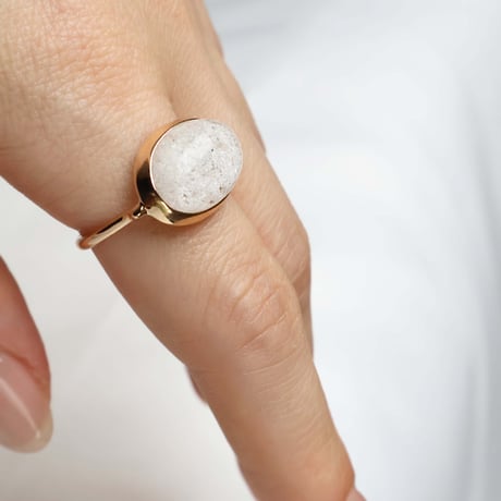 White Garden Quartz Ring