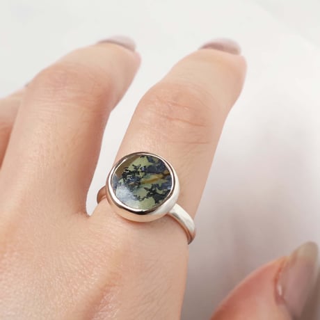 Picture Agate Ring #15