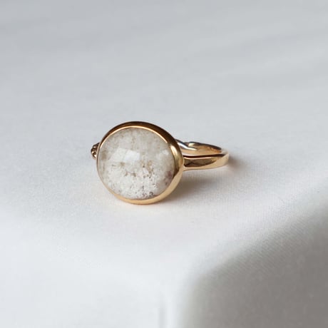 Quartz in White Garden Quartz Ring