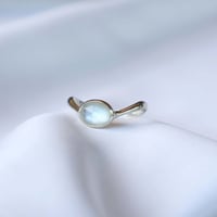 Shell × Prasiolite Ring