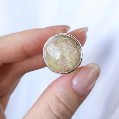 Rutilated Quartz Ring