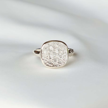 Carved Quartz Ring