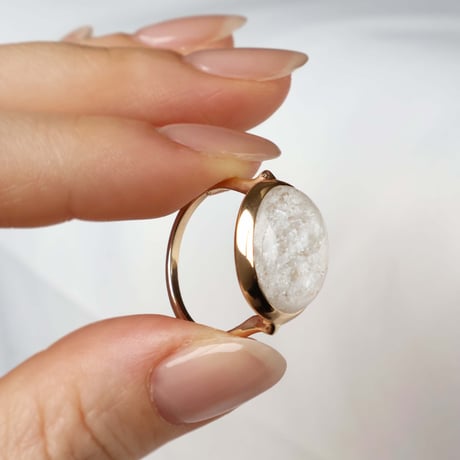 White Garden Quartz Ring