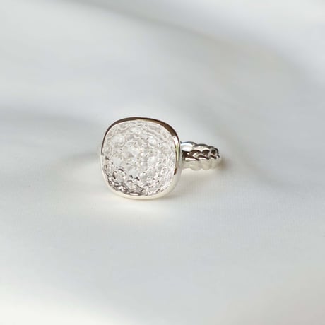 Carved Quartz Ring