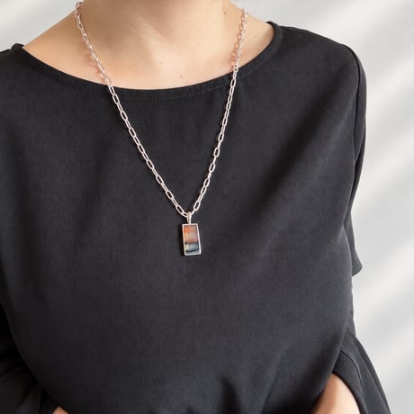 Picture Agate Necklace Top