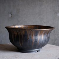 Φ30.5(in28)×h15㎝  燻bronze pot  H760