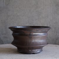 Φ17.2×h11㎝ 燻(brown) pot  H969