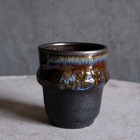 Φ7.8×h9.2㎝ coral verdigris pot  H673
