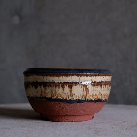 Φ13.5×h7.6㎝  琥珀beige pot  H578