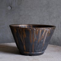 Φ22(in19.8)×h13㎝  燻bronze pot  H764