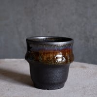 Φ8×h8.3㎝ coral verdigris pot  H675