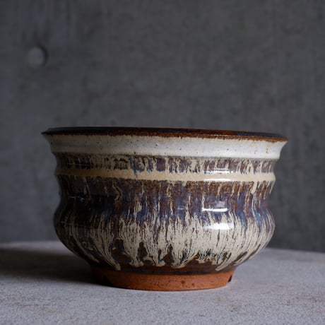 Φ18.8×h11.5㎝  琥珀beige pot  H571