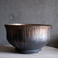 Φ30×h17.8㎝  燻bronze pot  H757