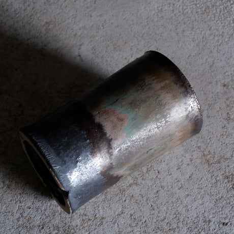 【OUTLET】Φ7.5(in5.2)×h11.8㎝  matte verdigris pot  H620