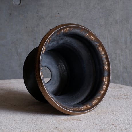 Φ16.7×h12.7㎝  燻bronze pot  H770