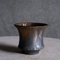 Φ9.5×h8.3㎝  燻bronze pot  H784