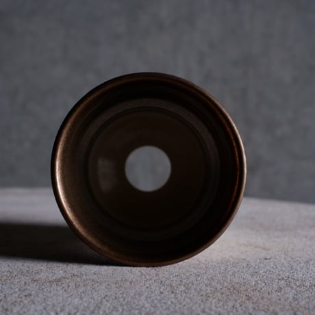 Φ8.8×h10.8㎝ titan bronze pot  H661