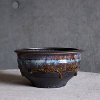 Φ14.2(in12)×h7.5㎝ coral verdigris pot  H664
