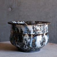 Φ21.8(in17.3)×h14.5㎝  鉄釉彩pot  H790