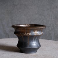 Φ11.8(in9.5)×h9㎝  燻bronze pot  H780