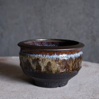 Φ12(in9.8)×h7.6㎝ coral verdigris pot  H667