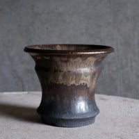 Φ13.7×h11.5㎝  matte verdigris pot  H607