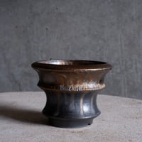 Φ11.5(in9.6)×h8.8㎝  燻bronze pot  H781