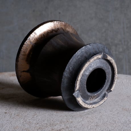 Φ13×h11.2㎝  matte verdigris pot  H606