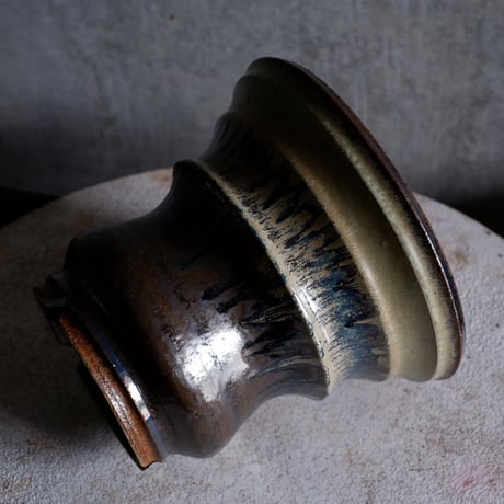 Φ24.8×h21㎝  琥珀beige pot  H567
