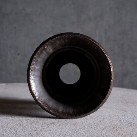 Φ11.3×h11.3㎝  matte verdigris pot  H610