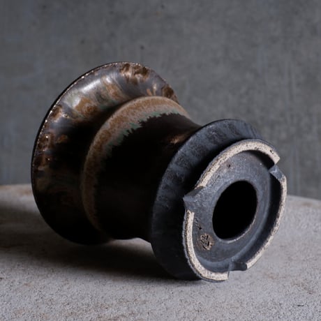 Φ13.7×h13.5㎝  matte verdigris pot  H605