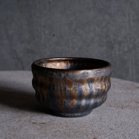Φ9.2×h6.3㎝  燻bronze pot  H789
