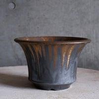 Φ19×h12.3㎝  燻bronze pot  H766