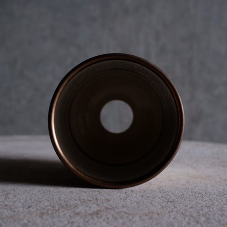 Φ8.2×h10.5㎝ titan bronze pot  H662