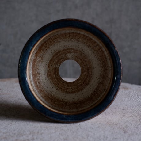 Φ14.2(in11.6)×h7.2㎝  琥珀beige pot  H582