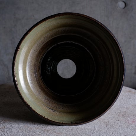 Φ24.8×h21㎝  琥珀beige pot  H567