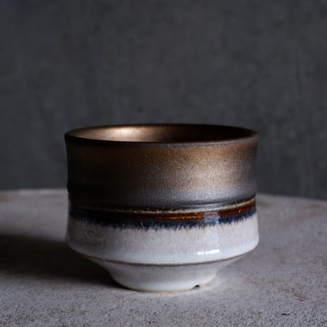 Φ10×h8㎝ titan bronze pot  H656