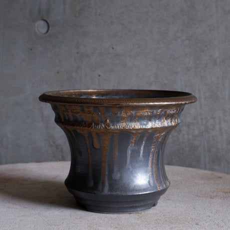 Φ18×h13㎝  燻bronze pot  H768