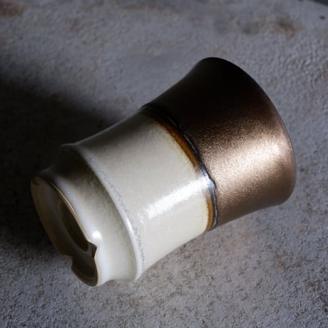 Φ9.2×h12㎝ titan bronze pot  H659