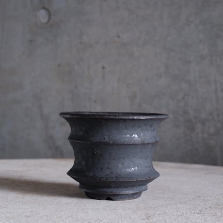 Φ9×h7㎝ 燻 pot  H1001