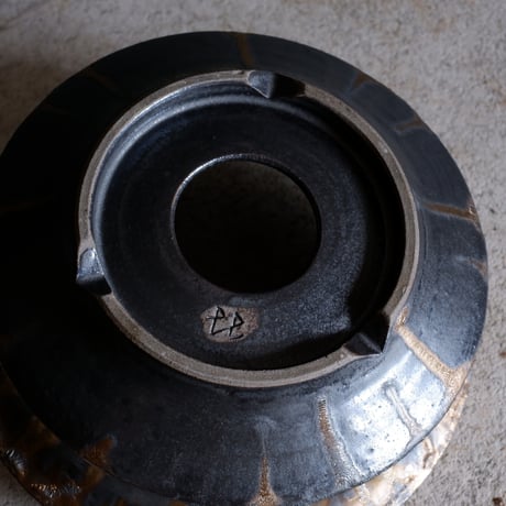 Φ19(in16.7)×h18.7㎝  燻bronze pot  H771