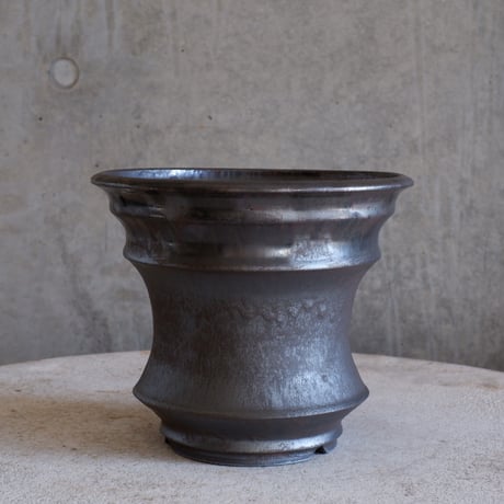 Φ18.2×h16㎝ 燻(brown) pot  H966