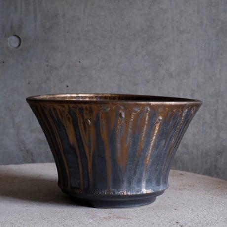 Φ23(in20.8)×h13.5㎝  燻bronze pot  H763