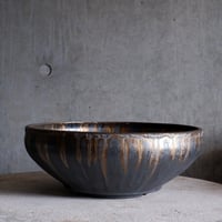 Φ30.5×h11.3㎝  燻bronze pot  H759