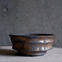 Φ18(in15.7)×h7.7㎝  bronze鉄彩 pot  H726